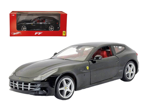 Ferrari FF Black 1/18 Diecast Car Model by Hotwheels