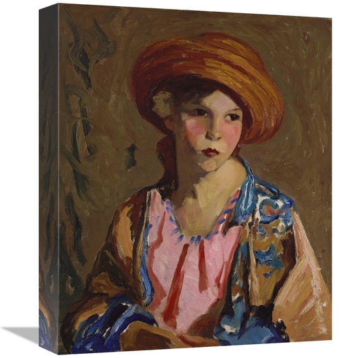 Global Gallery GCS-268085-16-142 16 in. Mildred-O-Hat Art Print - Robe