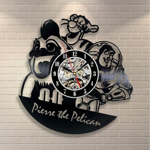TOY STORY DESIGN HANDMADE VINYL RECORD WALL CLOCK FAN GIFT