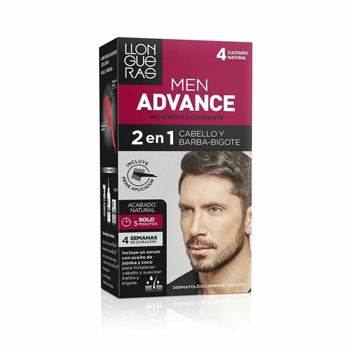 Colouring Cream Llongueras Men Advance Semi-permanent 4 - Ash Chestnut