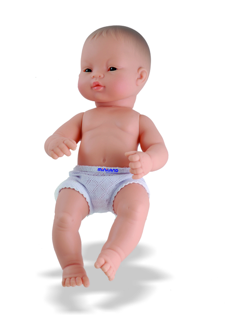 Newborn baby doll asian girl- 32cm- 12 .62 in.Polybag