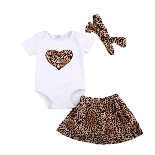 Cute Lovely Newborn Infant Baby Girls 3PCS Summer