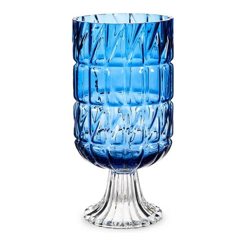 Vase Crystal Blue 13 x 26,5 x 13 cm