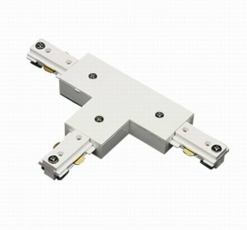 Cal LightingHT-282-WH Right T Connector with Power Entry- White