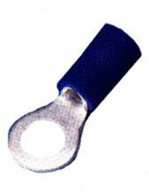 Vinyl Insulated Ring Terminals - 16-14 Wire, No. 8 Stud, Pack 