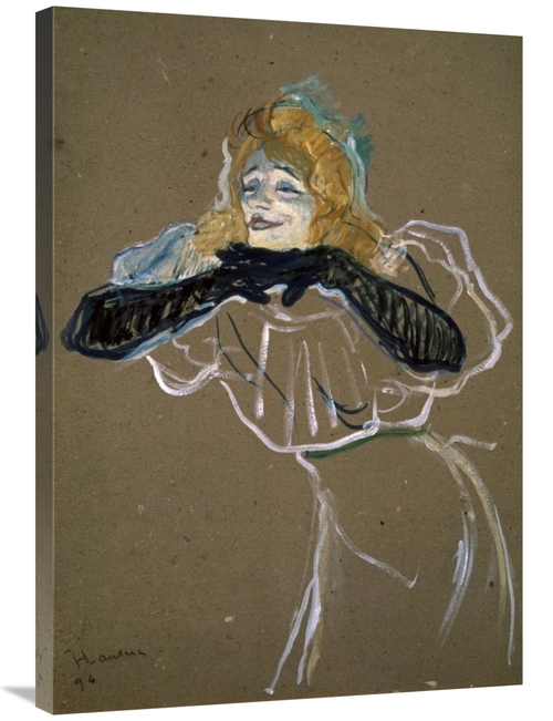 Global Gallery GCS-278182-36-142 36 in. La Chanteuse - Yvette Gilbert 