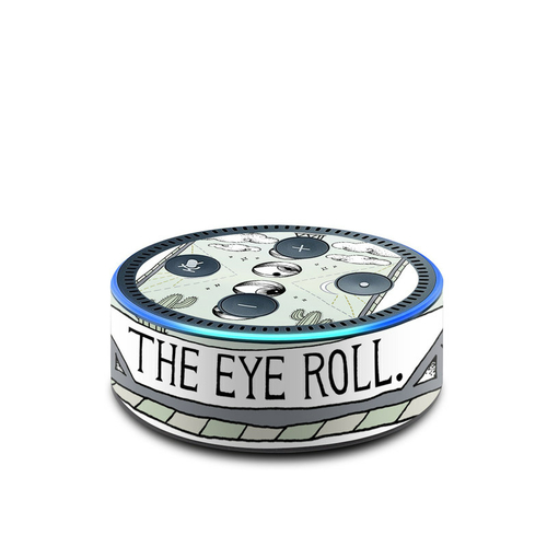DecalGirl AED2-EYEROLL Amazon Echo Dot 2nd Gen Skin - The Eye Roll