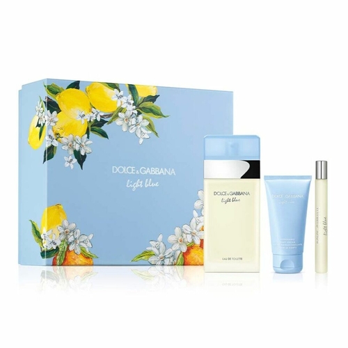 Women's Perfume Set Dolce & Gabbana Light Blue (3 pcs)