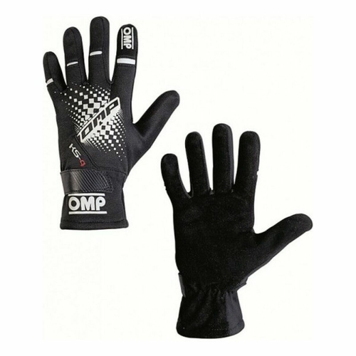 Men's Driving Gloves OMP MY2018 Black