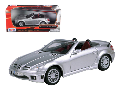 2005 Mercedes SLK55 SLK 55 AMG Silver 1/24 Diecast Car Model by