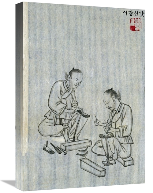 Global Gallery GCS-266646-22-142 22 in. Shoemakers Art Print - Kim Jun