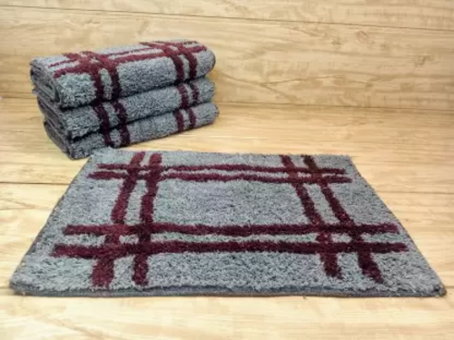 Cotton Door Mat (Multicolor, Medium, Pack of 4)