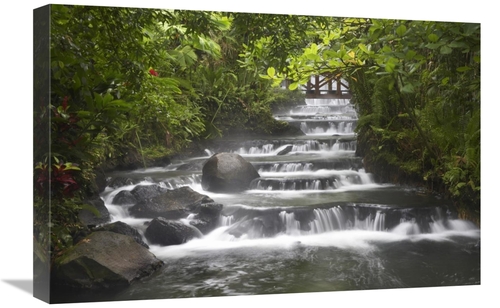 Global Gallery GCS-396629-1624-142 16 x 24 in. Tabacon River, Casc