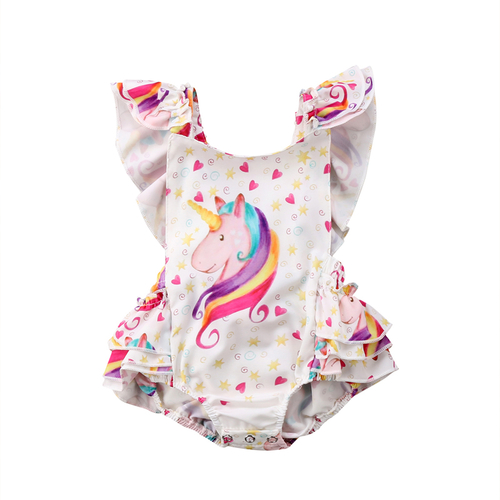 Adorable Newborn Baby Toddler Girls Petal Sleeve O