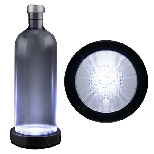 Blinkee 1281012 White LED Switch Activated Bottle Base Light Display D