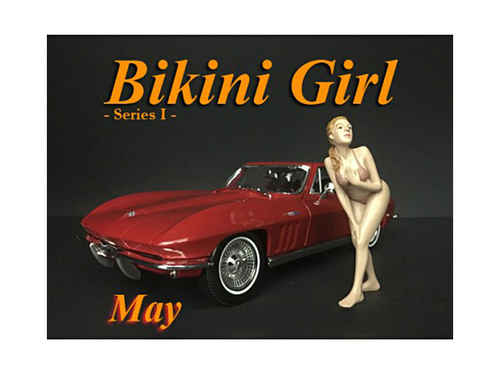 May Bikini Calendar Girl Figure for 1/18 Scale Models by American