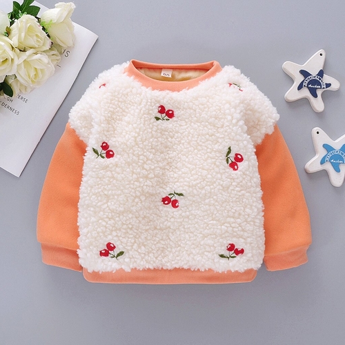 Toddler Baby Girl Fleece Hoodie Sweatshirt Winter