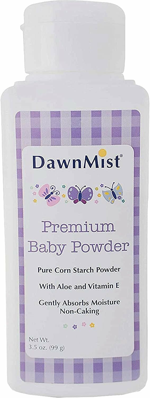 Dukal Premium Baby Powder. 14 oz Corn Starch Baby Powder. Talcum Free