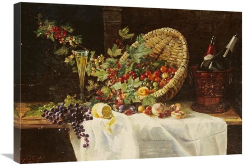 Global Gallery GCS-268597-30-142 30 in. Cherries & Gooseberries in a B