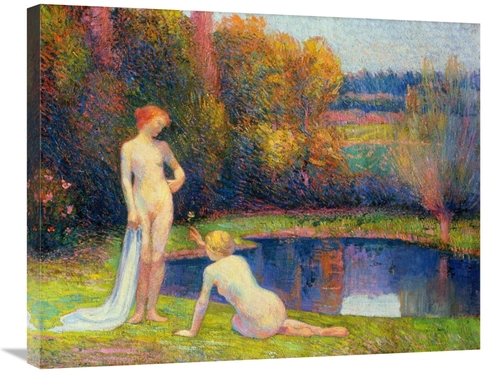 Global Gallery GCS-282664-30-142 30 in. Les Baigneuses Art Print - Hip