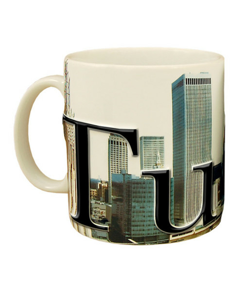 Americaware SMTUL01 Tulsa 18 oz Full Color Relief Mug