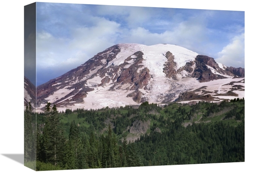 Global Gallery GCS-396937-1216-142 12 x 16 in. Mount Rainier with Coni