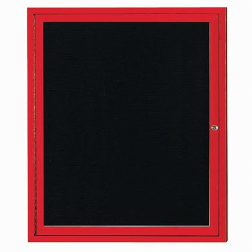 Aarco Products ADC3630IR Illuminated Enclosed Directory Board - Red