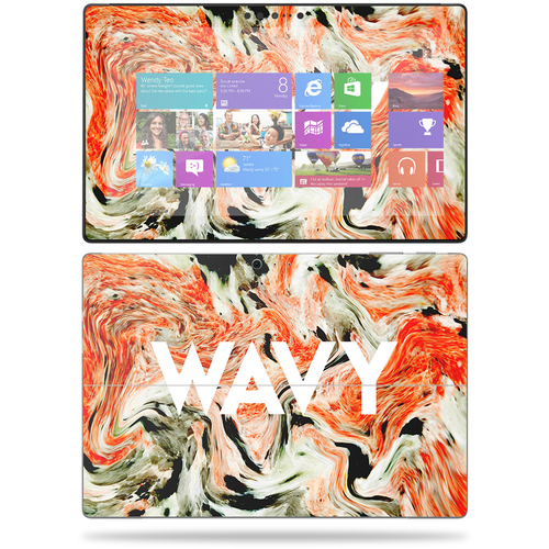 MightySkins MISURPRO1-Wavy Skin for Microsoft Surface Pro - Wavy