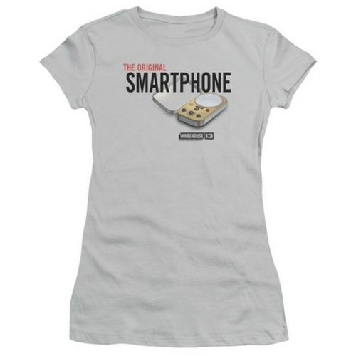 Trevco Warehouse 13-Original Smartphone Short Sleeve Junior Sheer Tee&