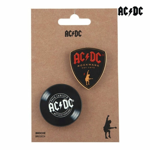 Clasp ACDC CD-26-1277 Black (2 uds)