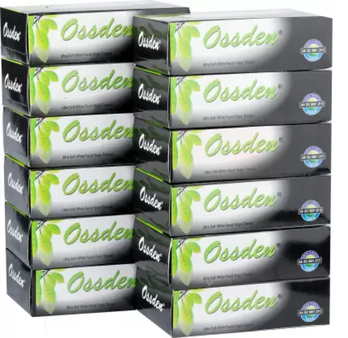 2 Ply Ultra Soft Tissue Box Pack Of 10 (100 PullsX2Ply=200 Sheet Par