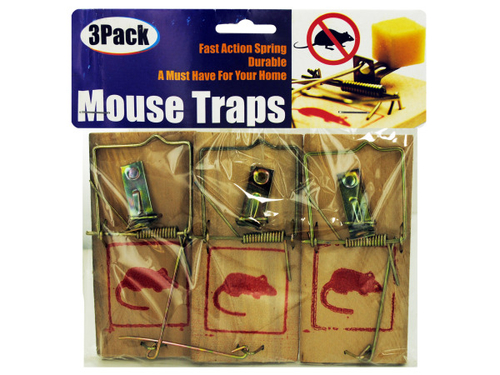 Kole Imports HZ001-48 1.75 x 3.75 in. Mouse Traps Set - Pack of 48