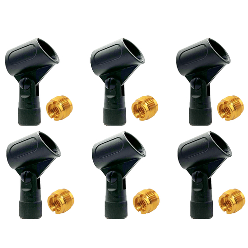 6-Pack Adjustable Drum Mic Clip MC 07 6PCS