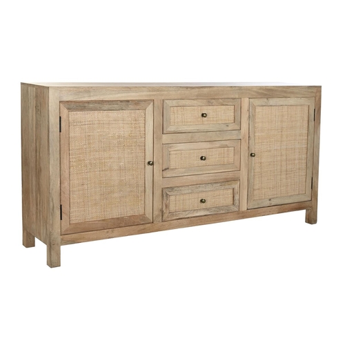 Sideboard DKD Home Decor Natural Brown Mango wood 180 x 40 x 90 cm
