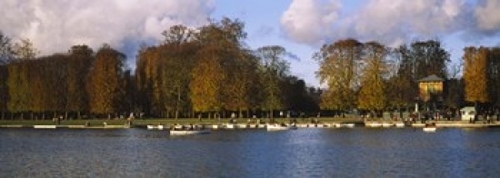 Panoramic Images PPI103517L Boats in a lake  Chateau de Versailles  Ve