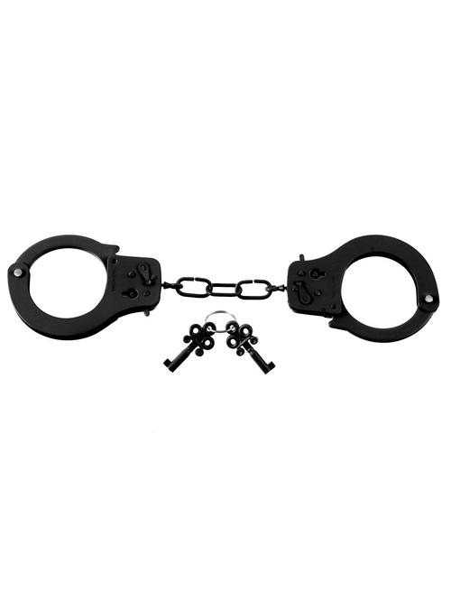 Fetish Fantasy Series Designer Metal  Handcuffs - Black