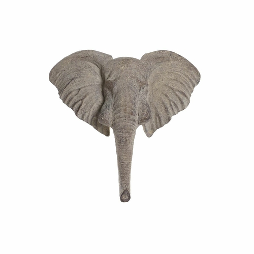 Wall Decoration DKD Home Decor Grey Elephant Colonial 60 x 14 x 60 cm