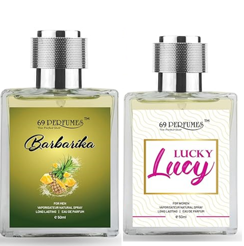 Barbarika and Lucky Lucy Combo Perfume for Men & Women-Bergamot,