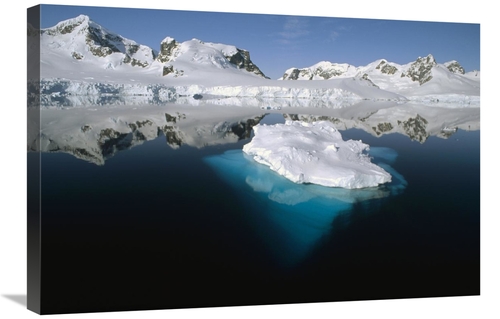 Global Gallery GCS-451225-2030-142 20 x 30 in. Iceberg & Mountains&#44