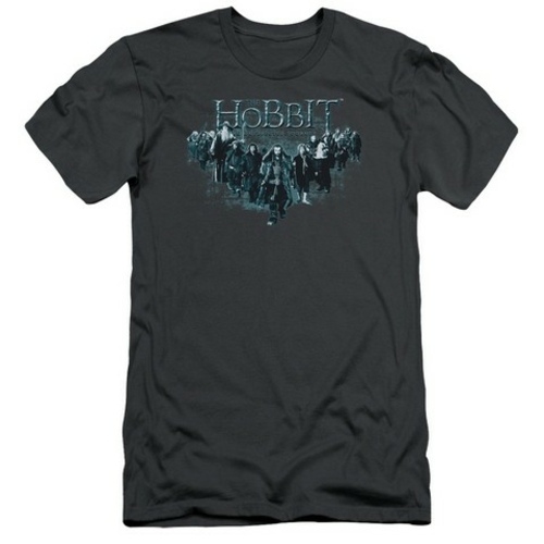 Trevco The Hobbit-Thorin And Company Short Sleeve Adult 30-1 Tee- Char