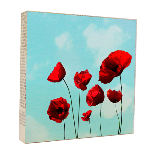 Poppies 5x5 Art Block