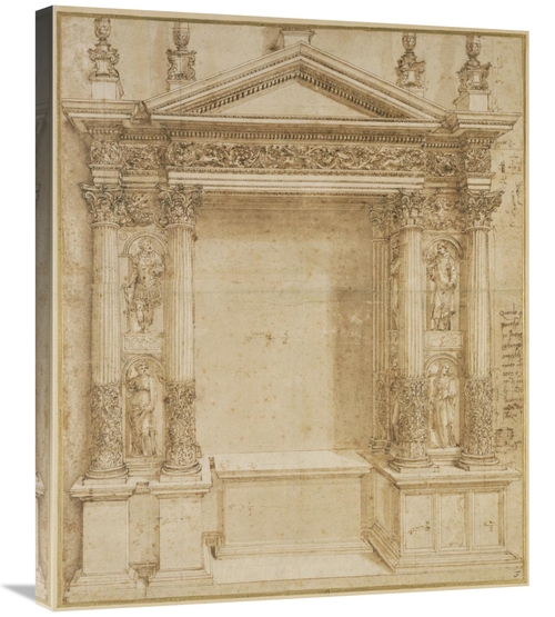 Global Gallery GCS-453954-30-142 30 in. Design for an Altar, CA. 1