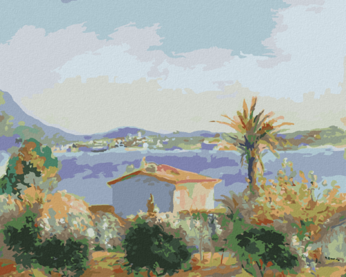 Paint by Numbers - Tamaris, France (PIERRE-AUGUSTE RENOIR)