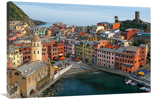 Global Gallery GCS-486515-40-142 40 in. Cinque Terra Bay Art Print - V
