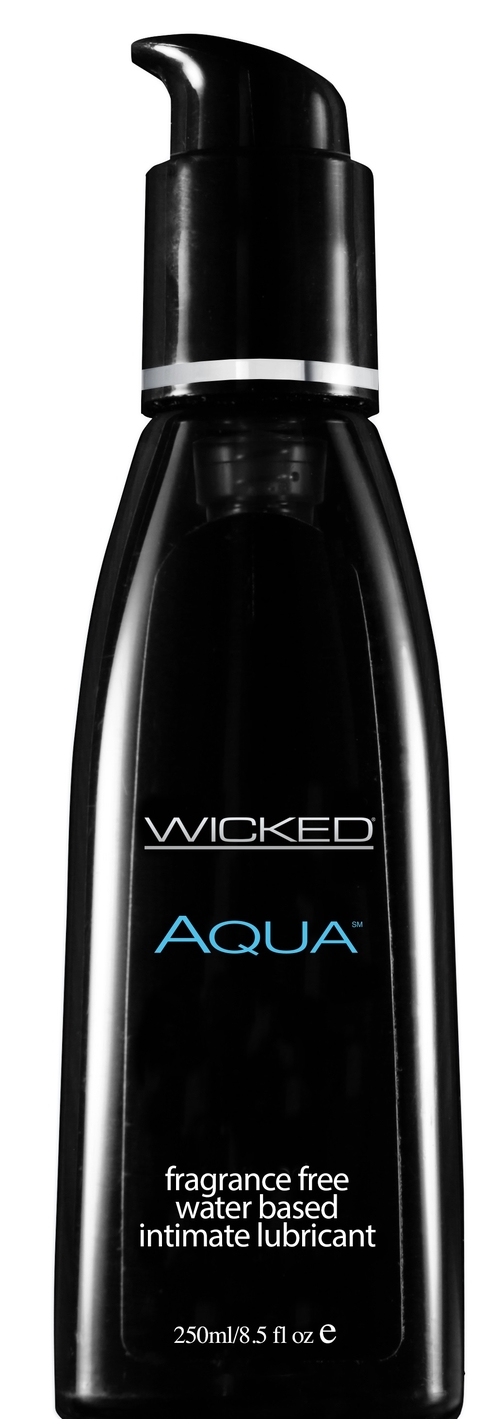 Wicked Aqua Fragrance Free Water-Based Lubricant - 8.5 Fl. Oz. / 250