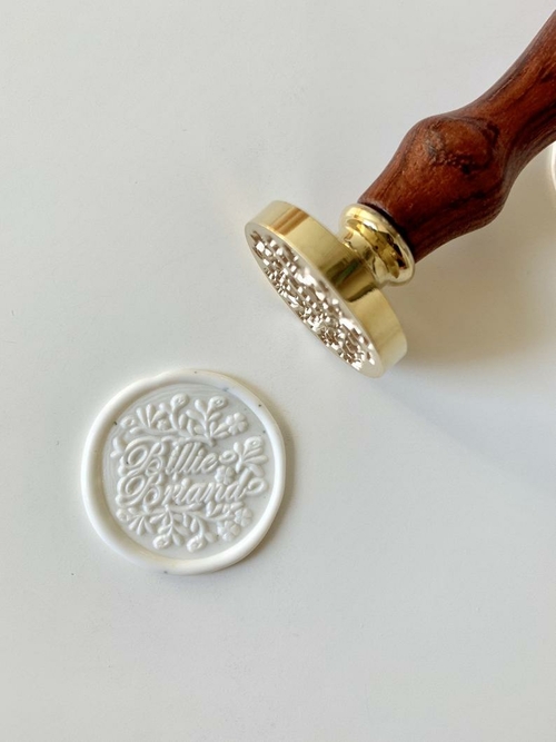 Calligraphy Personalized Wedding Wax Seal Stamp