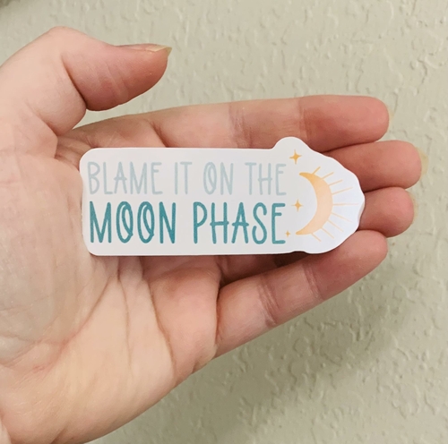 Moon Phase Sticker/Magnet