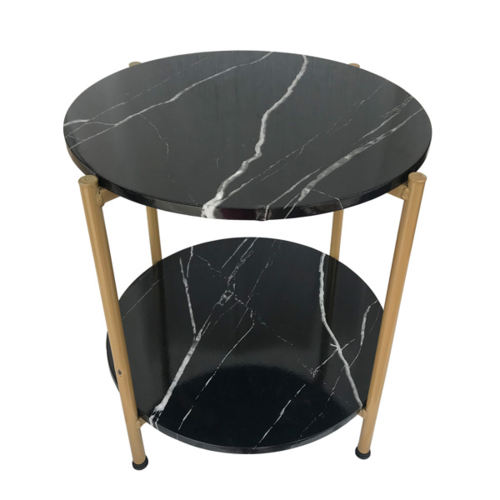 17inch Round End Table Small Table Marble Coffee Table