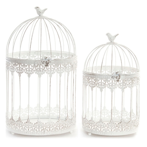 Cage DKD Home Decor Metal 25 x 25 x 44 cm