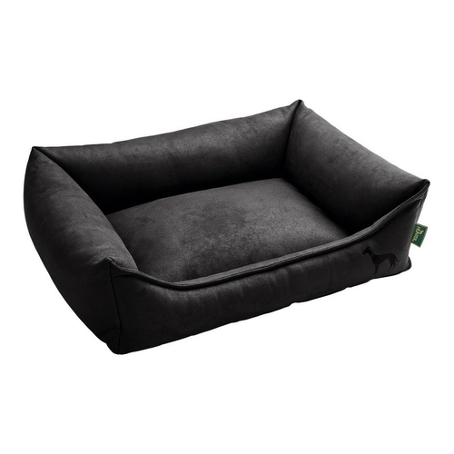 Dog Sofa Hunter Bologna Synthetic Leather Black (50 x 35 cm)